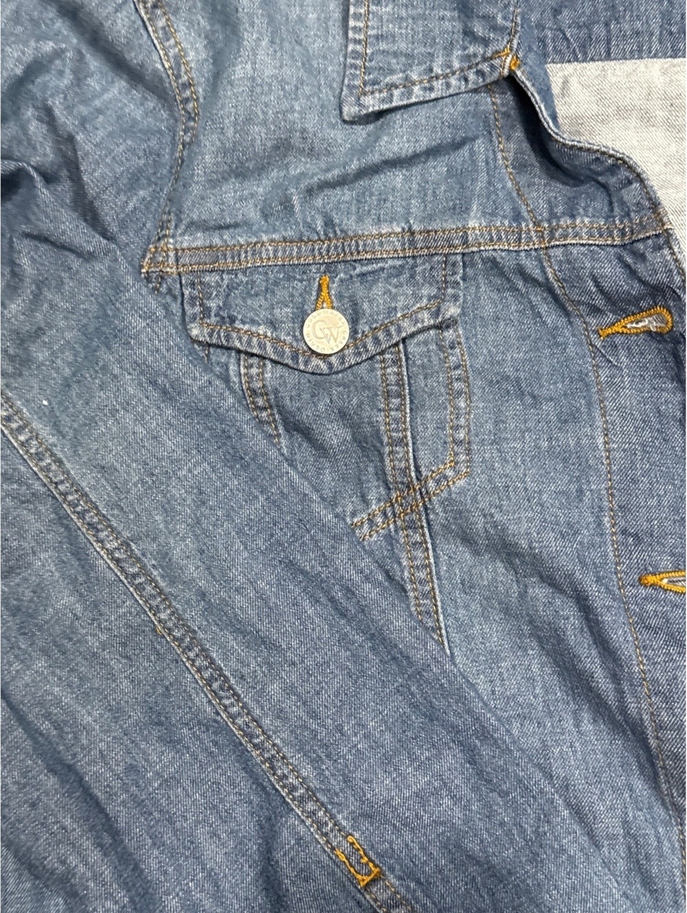 Coldwater Creek Denim Button-Up Long Dress XL - Picture 5 of 5